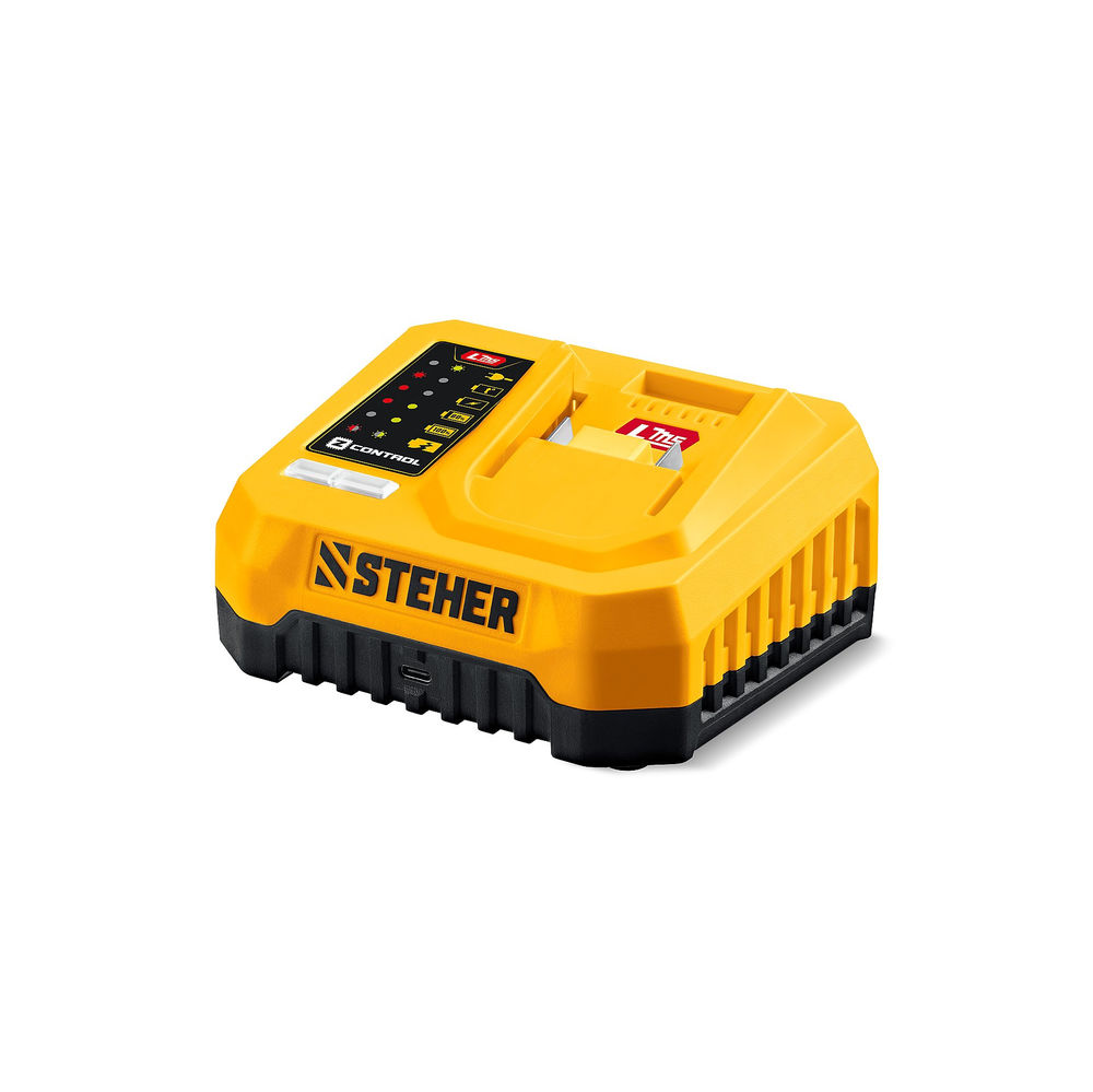 Зарядное устройство для LMS АКБ 20 В, 1 порт, 1 х 3 А STEHER CH-20-13