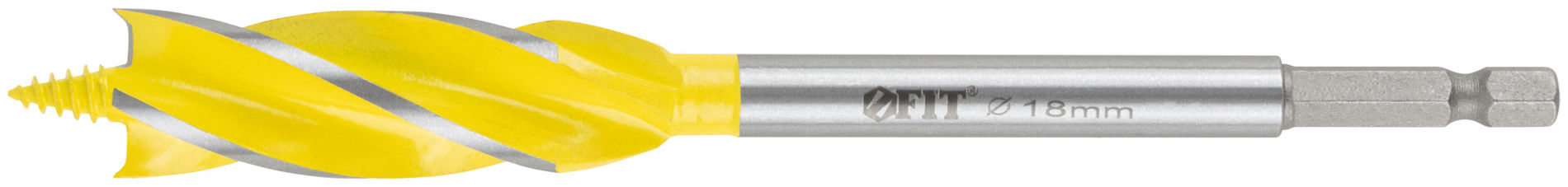 Сверло по дереву 4-х спиральное Х-тип Профи 18х165 мм (36215)