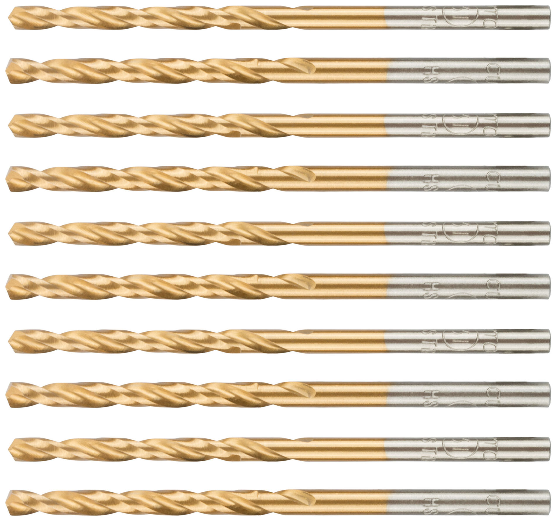 Сверло по металлу Cutop Profi с титановым покрытием, 3,1х65 мм (10 шт) (52-433)