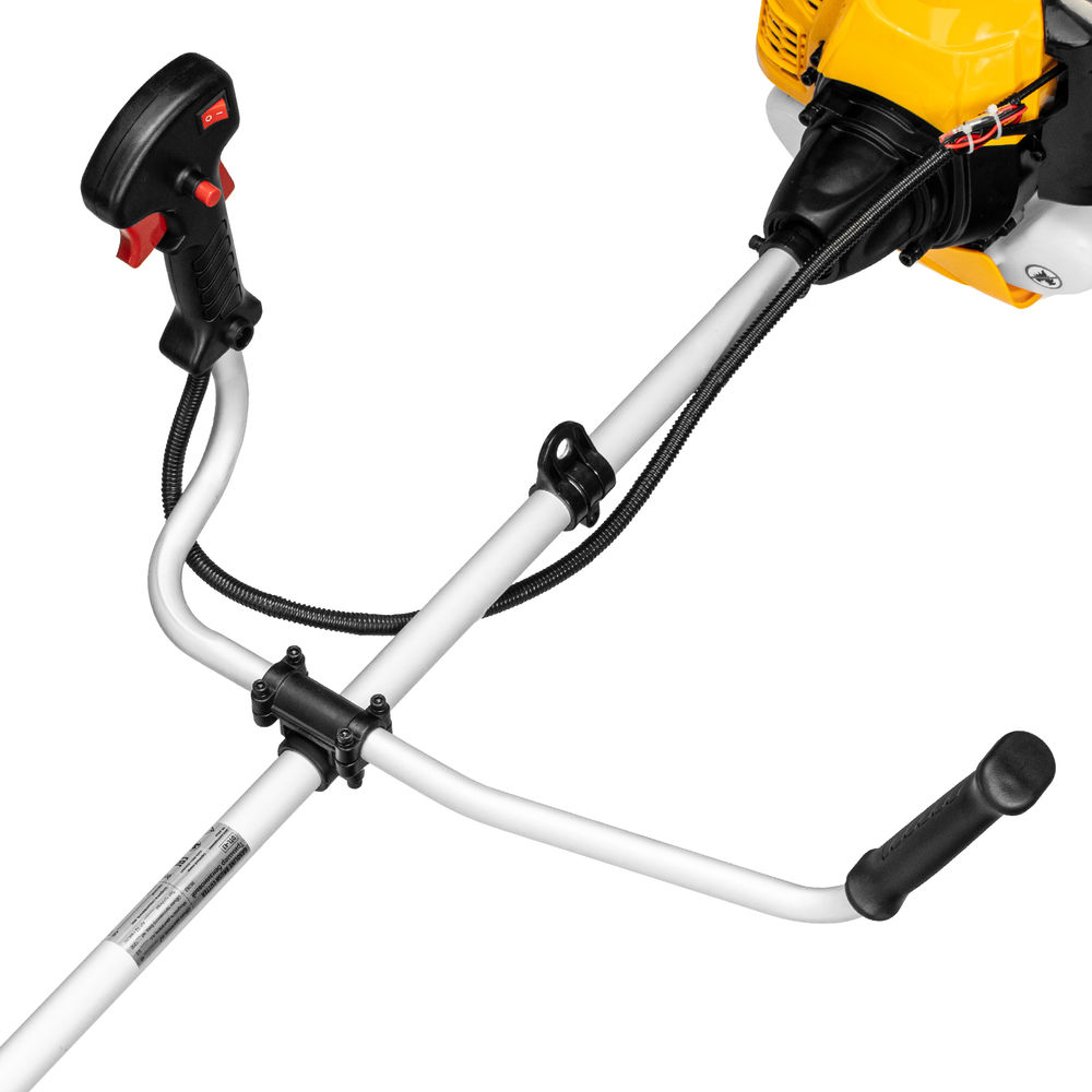 Триммер бензиновый DTL-43, 43 см3, неразъемная штанга, состоит из 2 частей Denzel (96263)