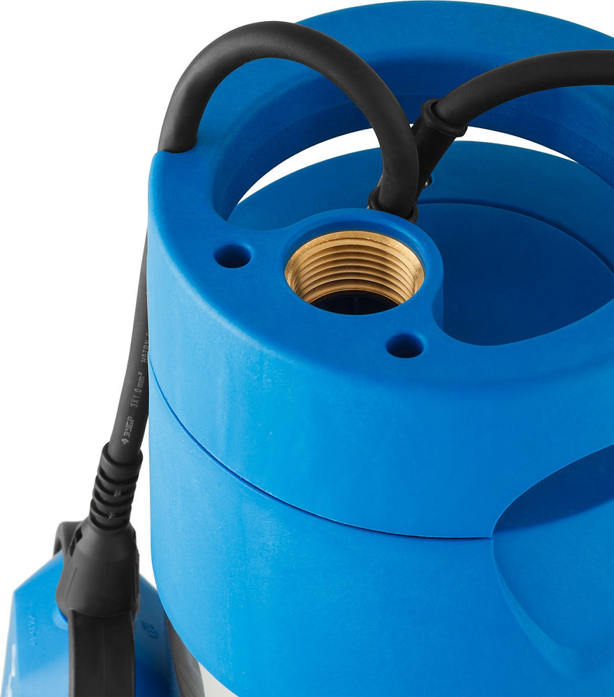 Насос дренажный 1000 Вт, с большим напором, корпус из нержавеющей стали ЗУБР Профессионал НПЧ-Т5-1000-С