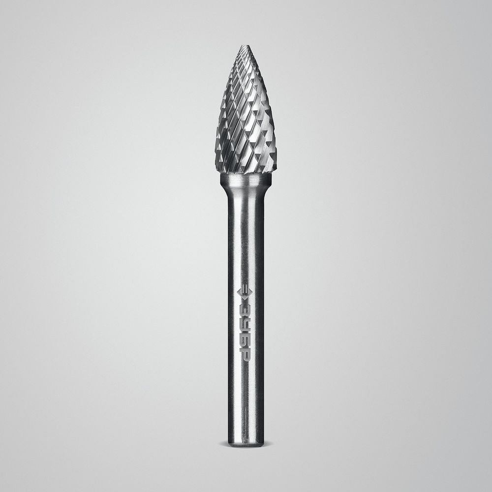 Борфреза твердосплавная 10?20 мм тип G парабола с острым углом хв-к 6 мм Профессионал ЗУБР 28806-10-20