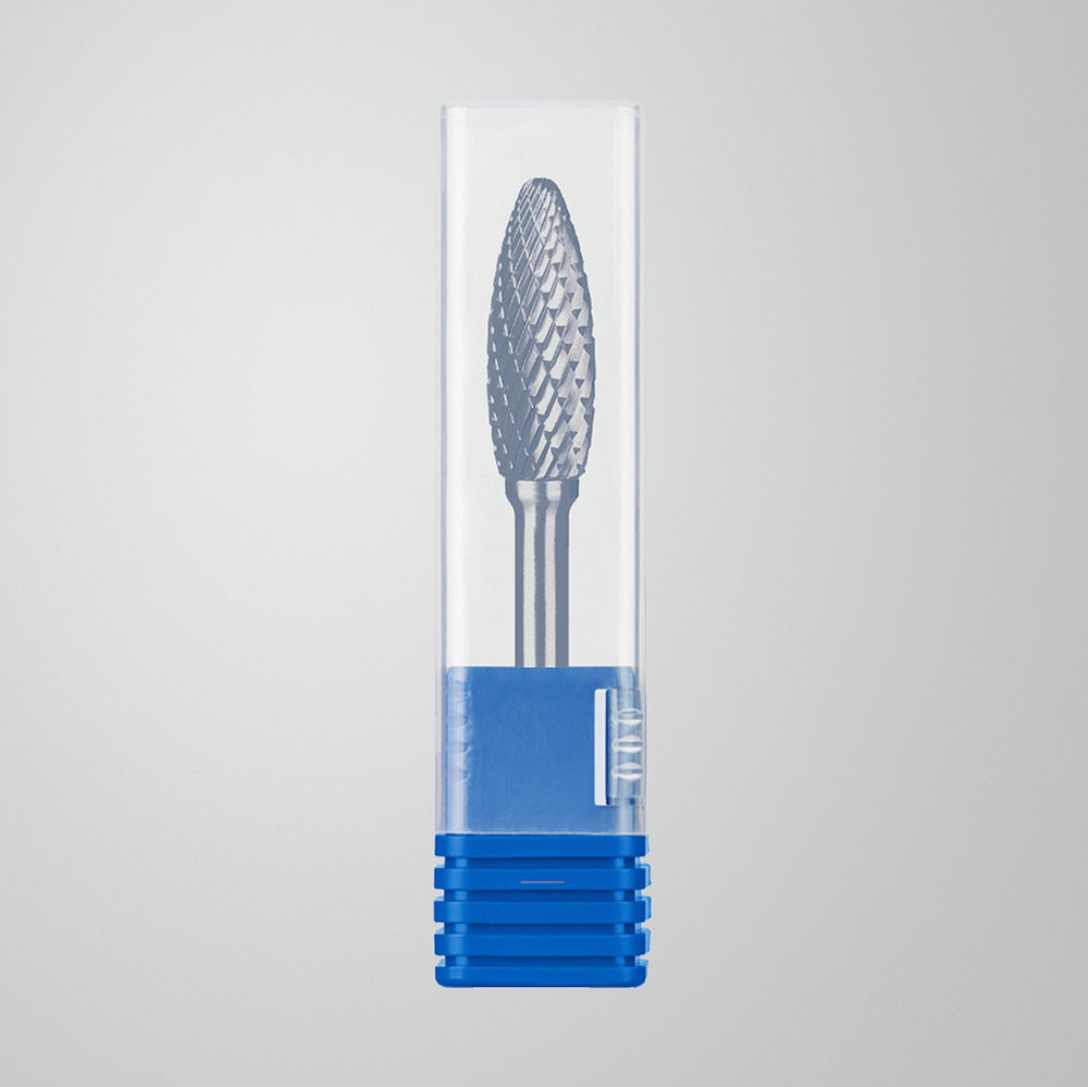 Борфреза твердосплавная 12?32 мм тип H пламя радиус 2.5 мм хв-к 6 мм Профессионал ЗУБР 28807-12-32