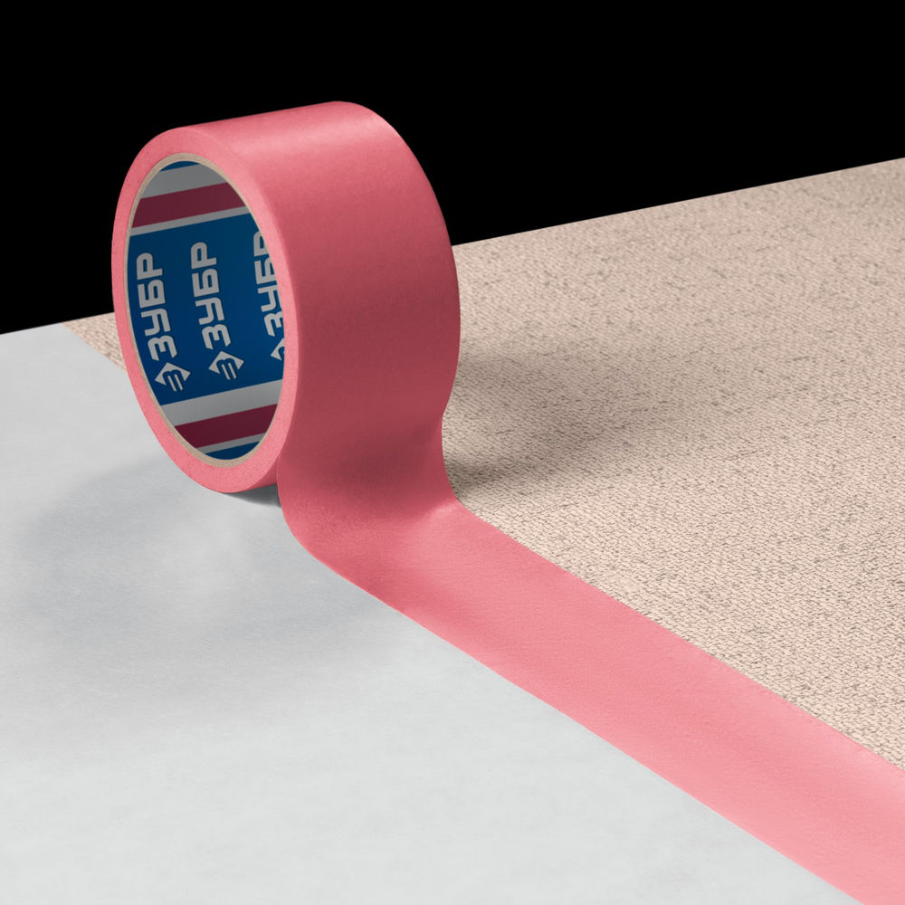 Лента малярная №200, 48 мм x 25 м, для деликатных и недавно окрашенных поверхностей ЗУБР Профессионал 12142-48