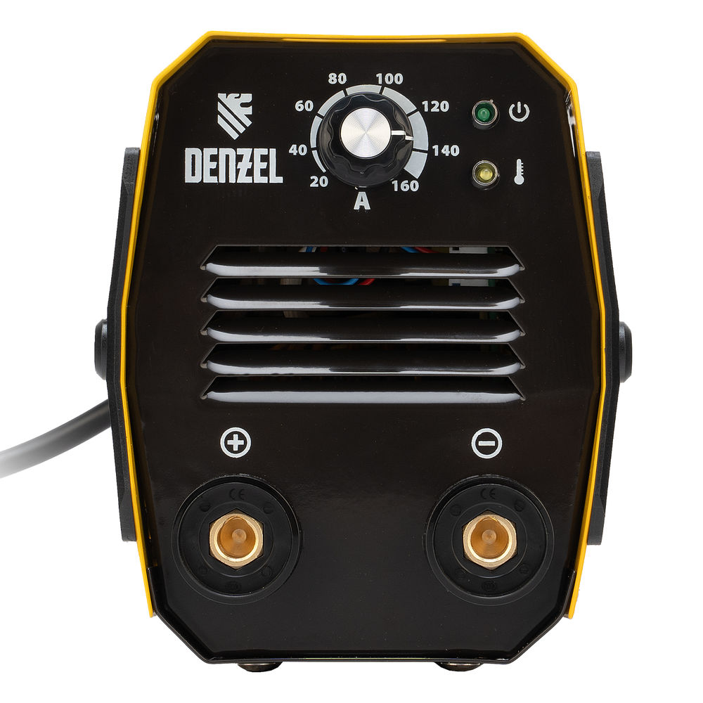 Аппарат инверторный дуговой сварки DS-160 Compact, 160 А, ПВ 70%, диаметр электрода 1.6-3.2 мм Denzel (94371)