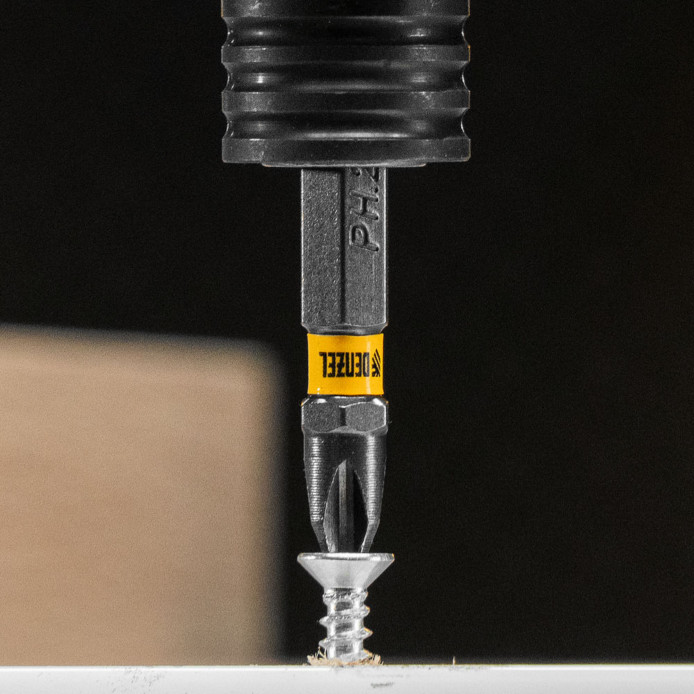 Бита PH2х50, сталь S2, шестигранный профиль, 10 шт. Е 6,3 Denzel (11649)