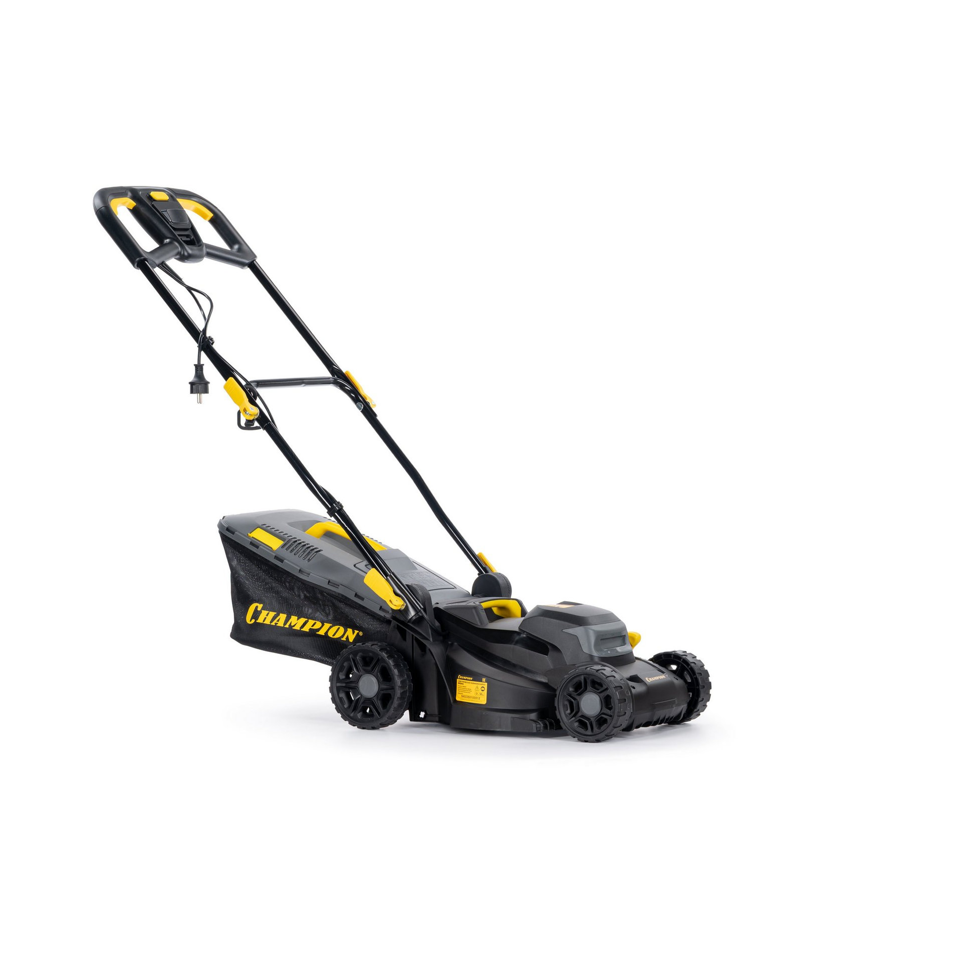 Газонокосилка эл. CHAMPION EM3414 (1,4 кВт травосб. 35л ширина 340мм 20-70мм, 10,7кг) (EM3414)