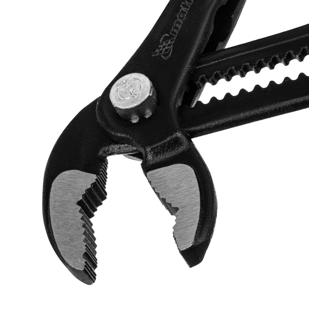 Клещи переставные 250 мм, кнопочный механизм, хром-ванадий, обливные рукоятки Matrix (17926)