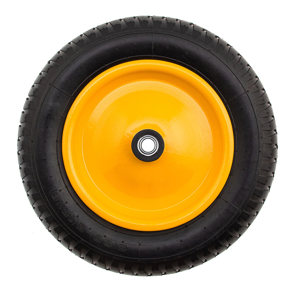 Колесо пневматическое, 3.00-8, D 360 мм, внутренний подшипник D 16 мм, длина оси 92 мм Palisad (68940)