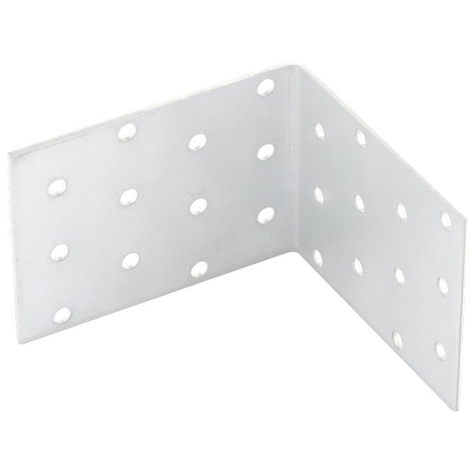 Крепежный уголок равносторонний 2 мм, KUR 60 x 60 x 80 мм Сибртех (46422)