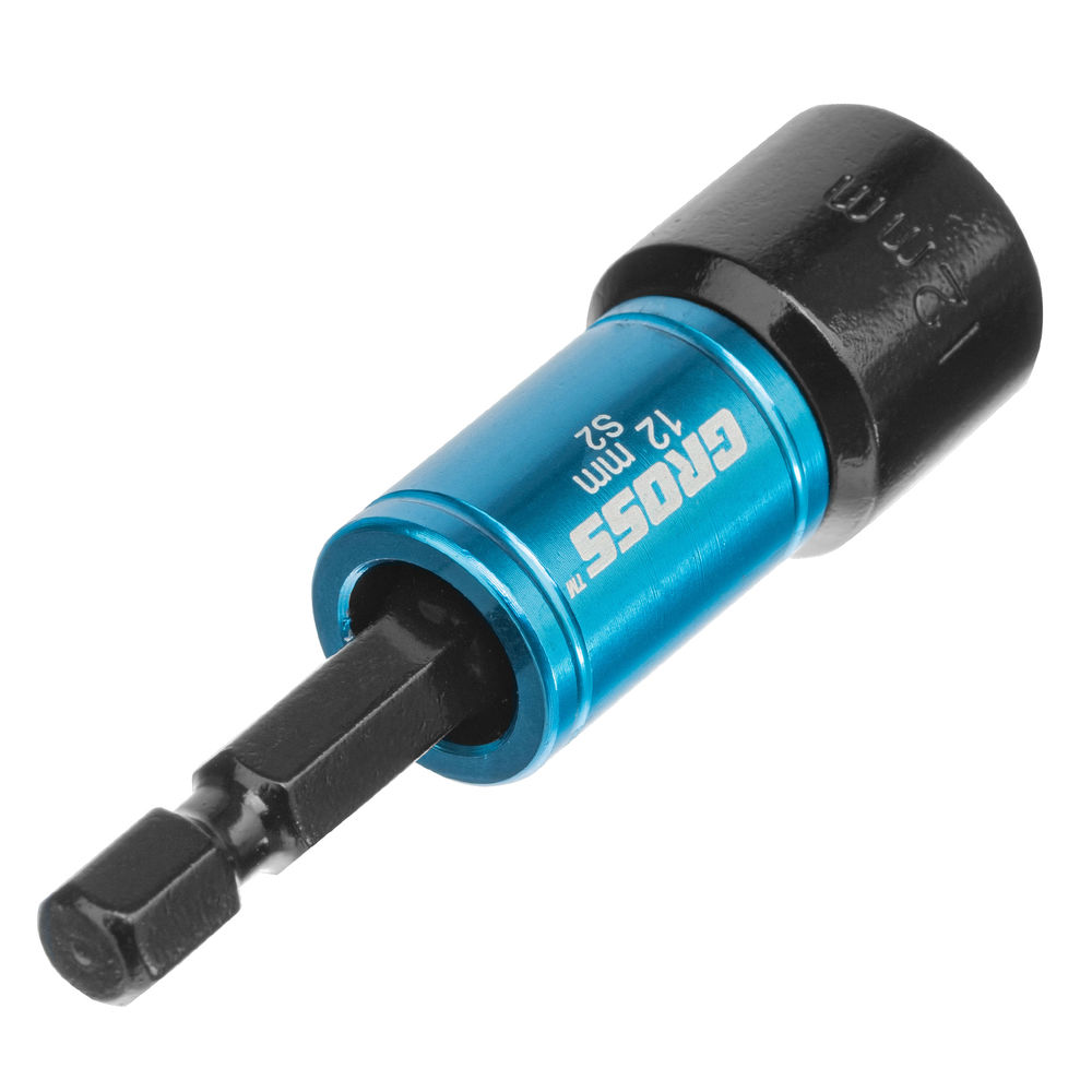 Набор бит с торцевыми головками 8, 10,12, 13 мм, магнит. Nut-Driver, S2 Gross (11627)