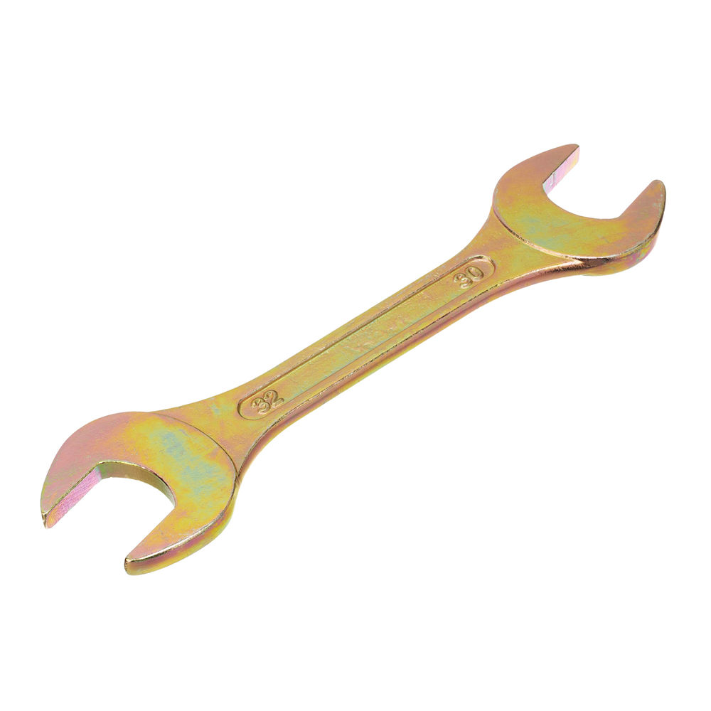 Набор ключей рожковых 6-32 мм, 12 шт, желтый цинк Сибртех (15281)