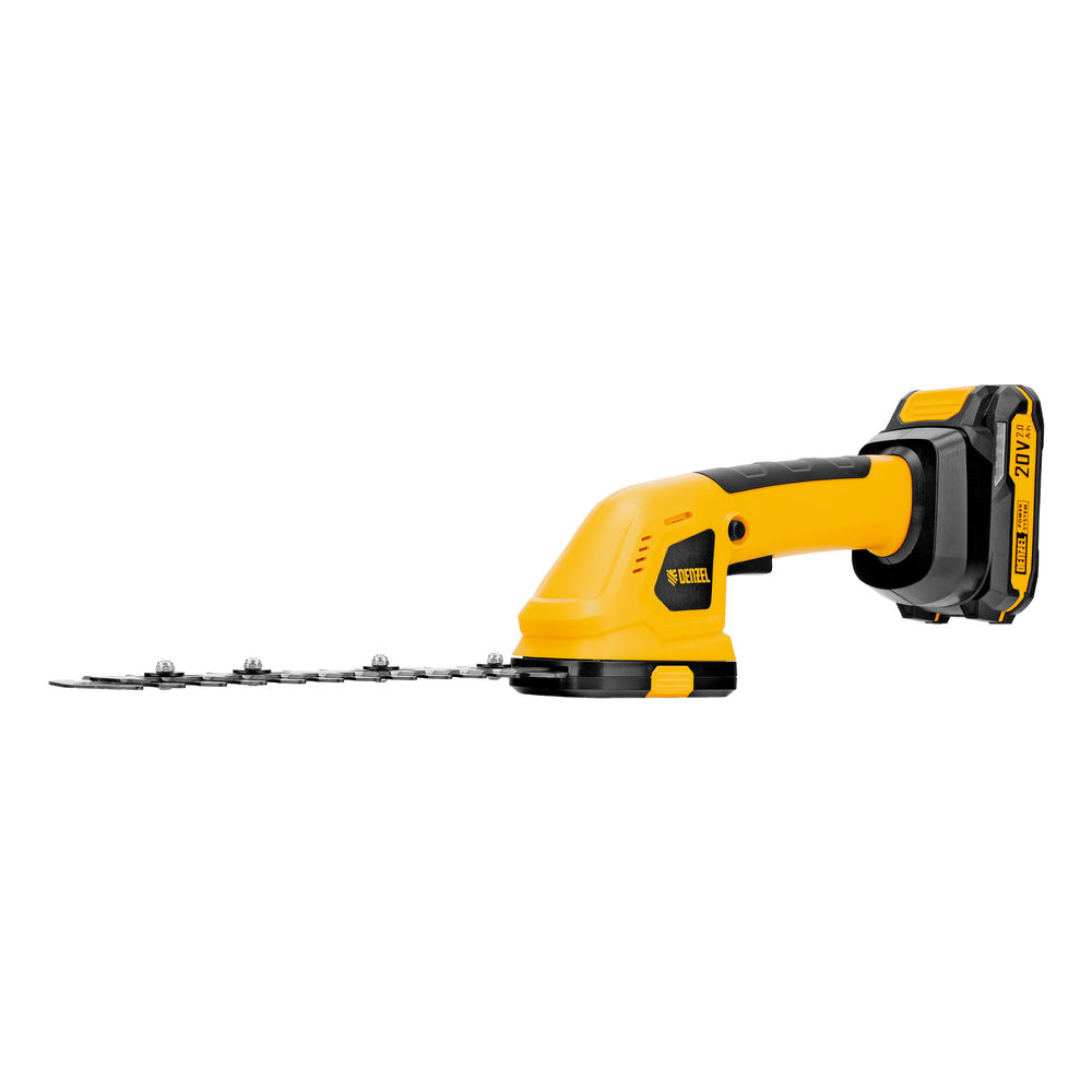 Ножницы-кусторез аккумуляторные GS-20, Li-Ion, 20 В Denzel (59432)