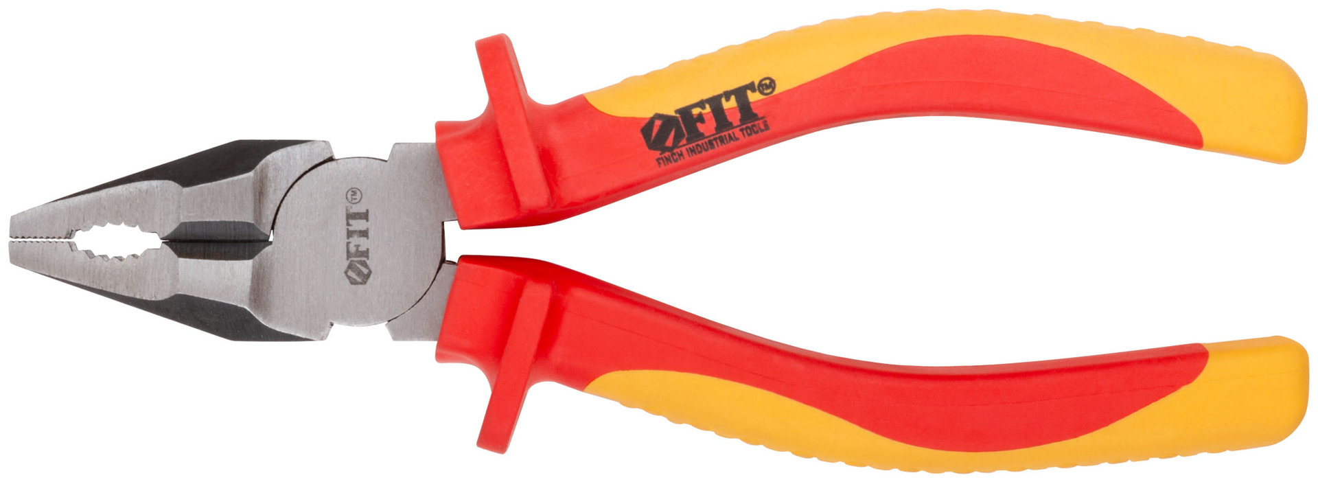 Плоскогубцы комбинированные Электро, CrV сталь, черное полир.покрытие, мягкие изолир.ручки 165 мм (50783)