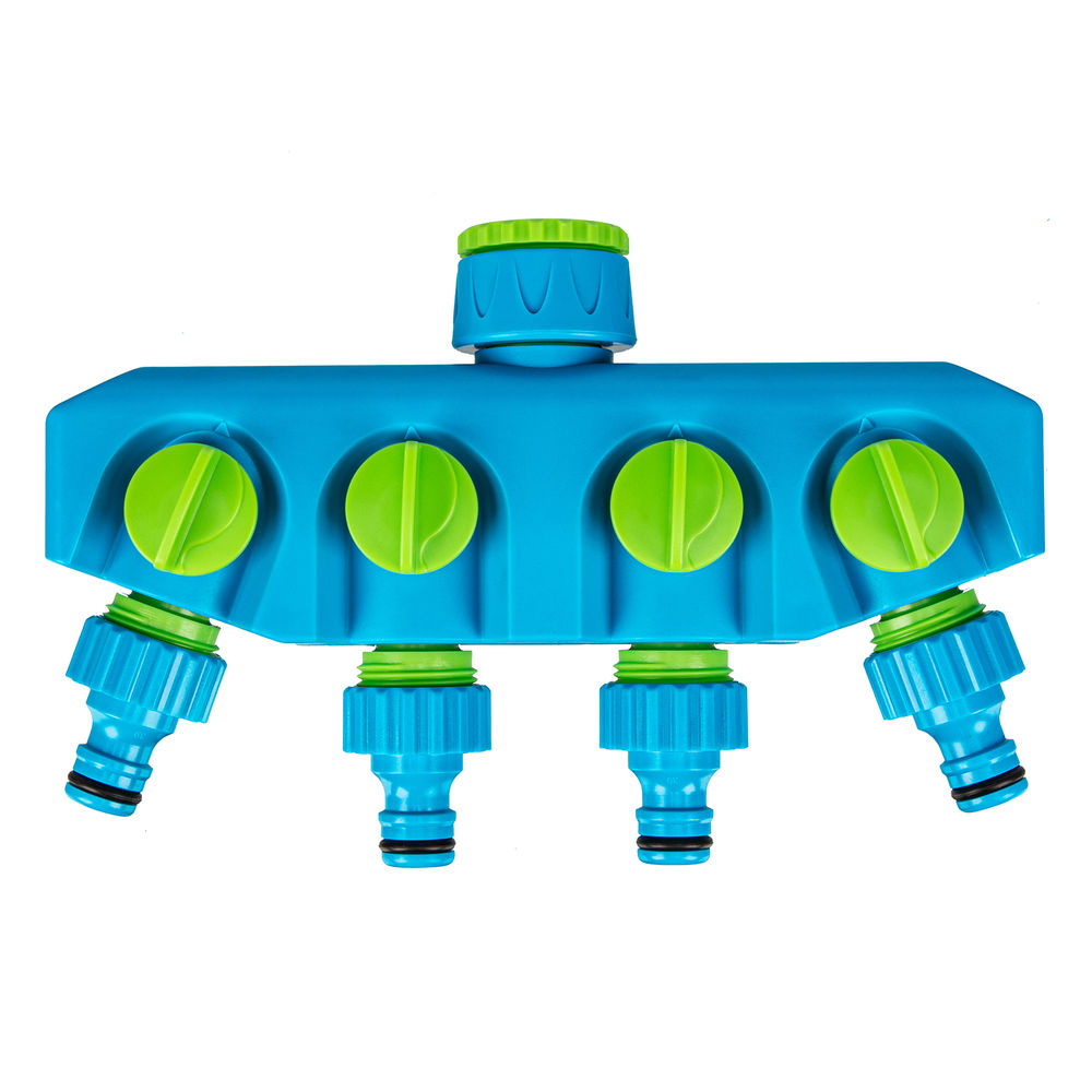 Разветвитель четырехканальный, пластиковый Palisad Luxe (65787)