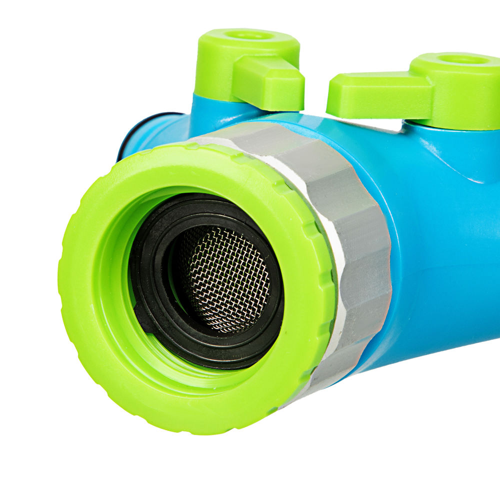 Разветвитель двухканальный с внутренней резьбой 3/4-1, с переключателем Palisad Luxe (65774)