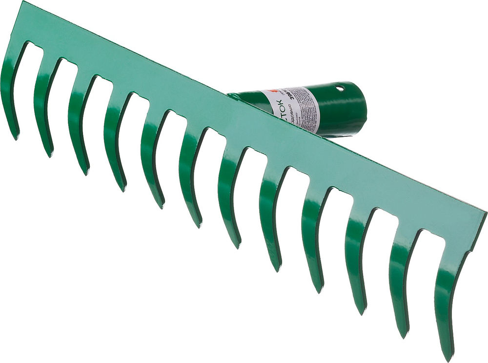 Грабли РОСТОК 312 x 60 мм, сталь, покрытие краска, без черенка 39610-12_z01