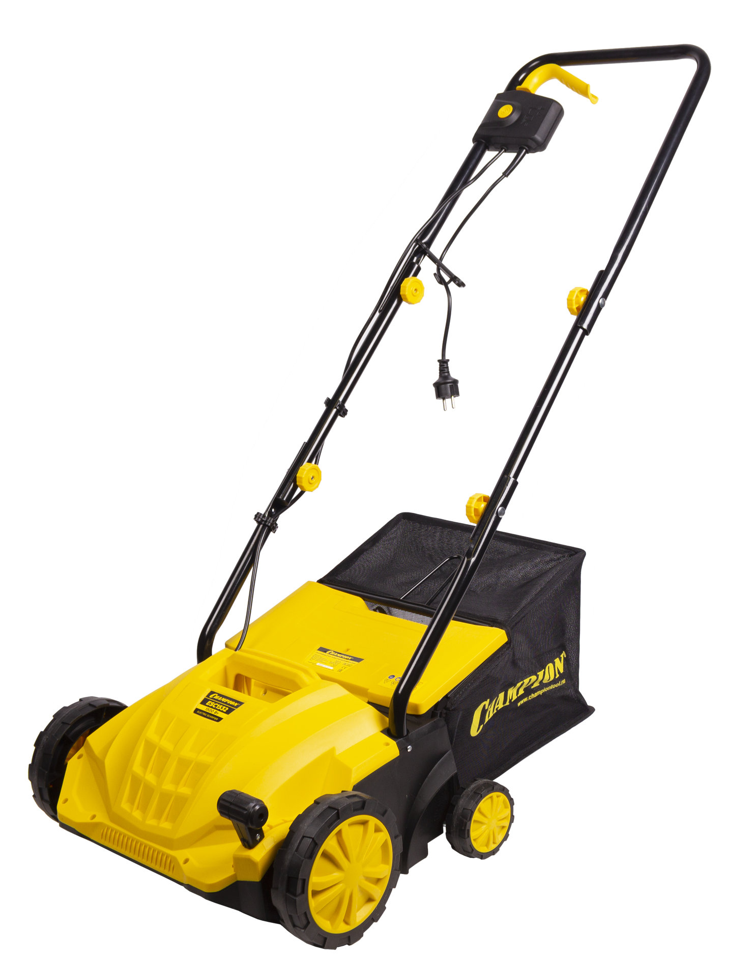 Скарификатор электрический CHAMPION ESC1532 (1,5 кВт, 320 мм, 35л, 9,3 кг, 2в1) (ESC1532)