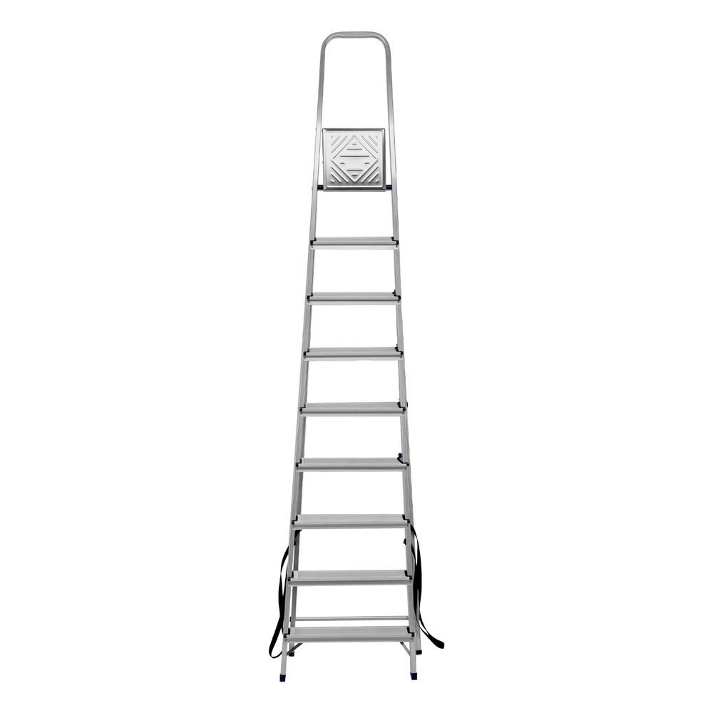 Стремянка, 9 ступеней, алюминиевая, Сибртех (97719)