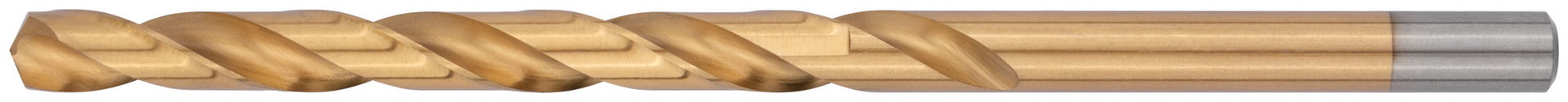 Сверла HSS по металлу, удлиненные, титановое покрытие 10,0х184 мм (5 шт.) (34300)
