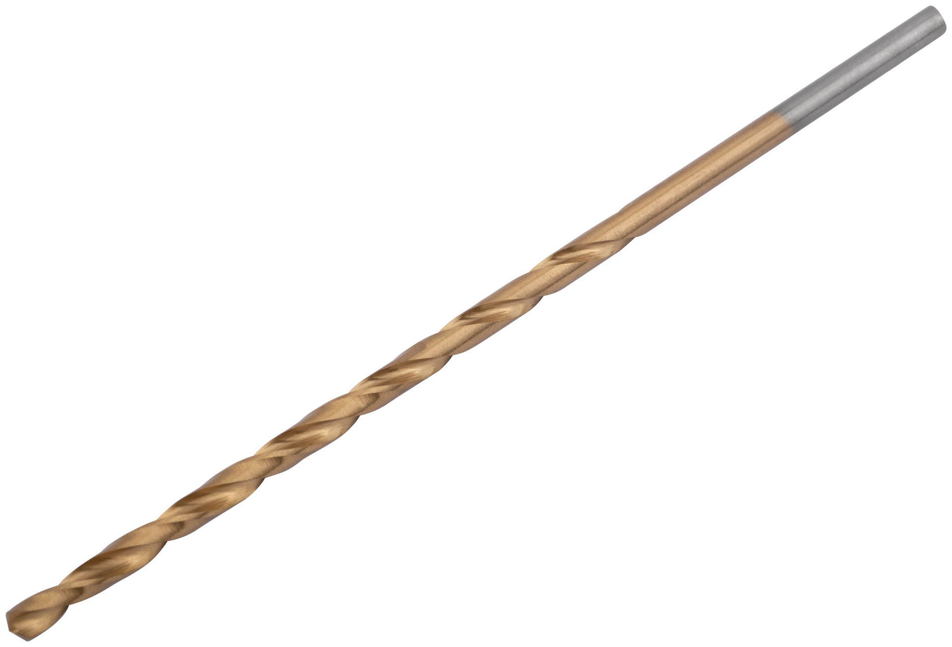 Сверла HSS по металлу, удлиненные, титановое покрытие 3,2х106 мм (10 шт.) (34232)