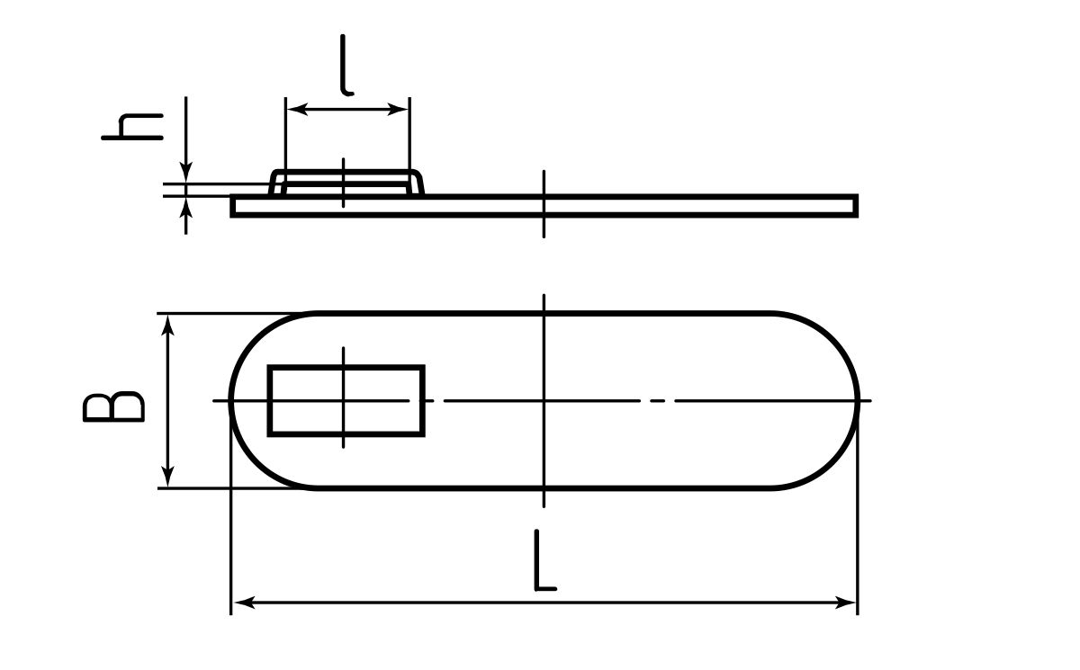 Бирка кабельная МБ 50х25 (100шт) (Fortisflex) (53747)