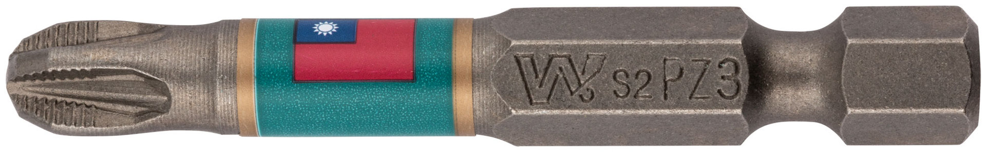Биты WP, сталь S2, с насечкой, Профи, 50 мм PZ3, 10 шт. (57598)