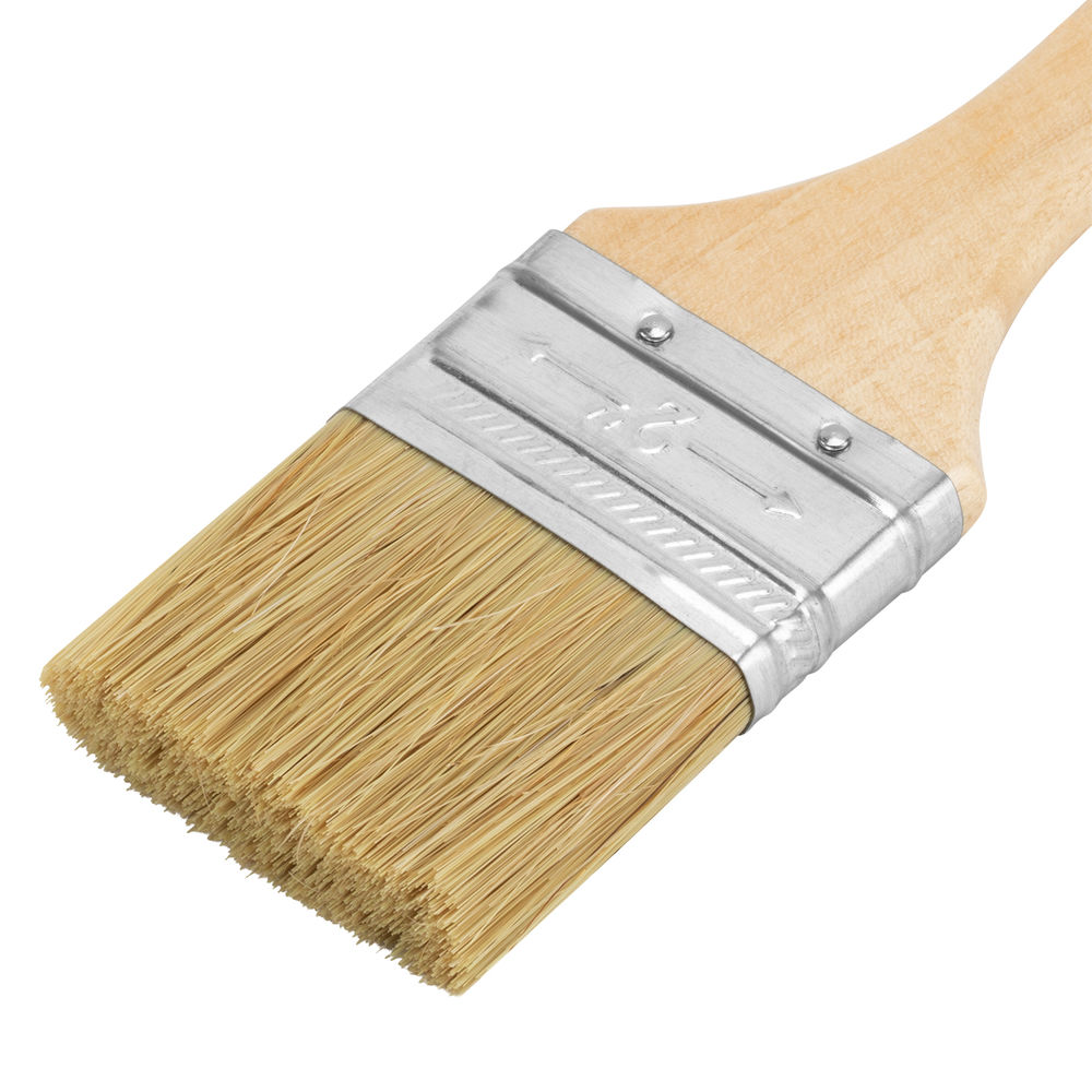 Кисть плоская Slimline 2 (50 мм) натуральная щетина, деревянная ручка Sparta (824305)