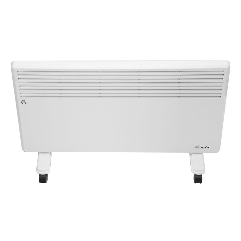 Конвектор электрический CH-2000, 2000 Вт, X-образный нагреватель, термостат, колеса MTX (98107)