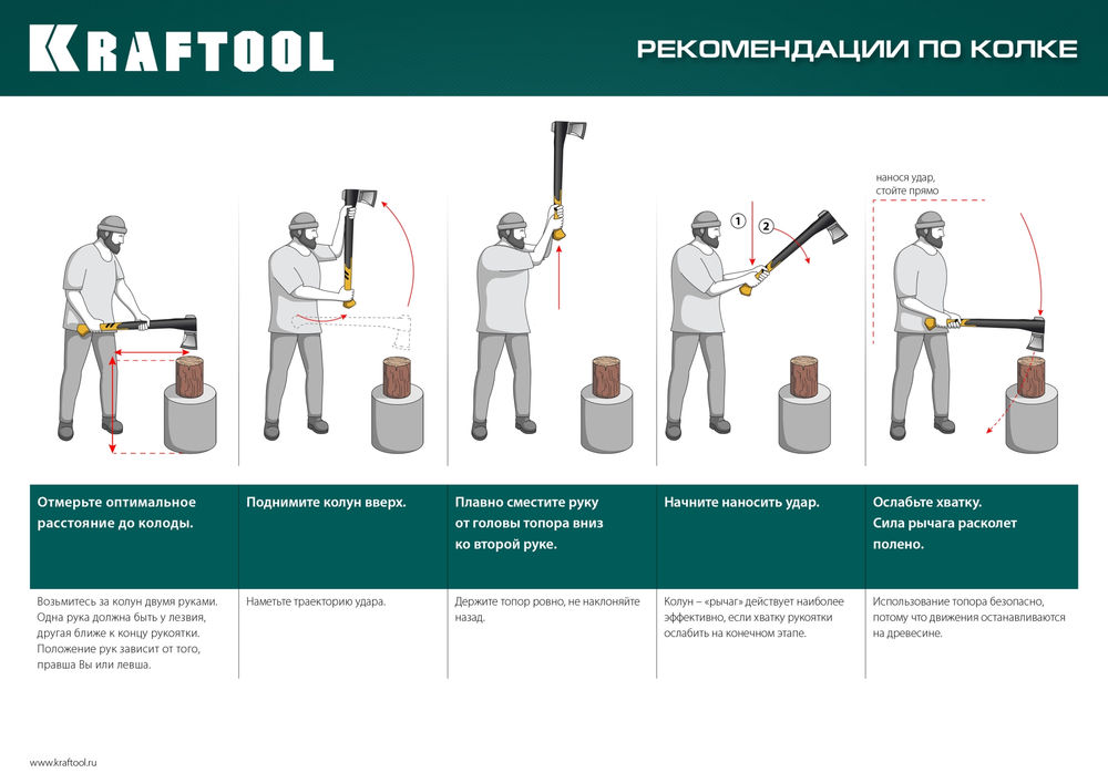 Топор-колун 1100/1400 г, 450 мм в чехле X11 KRAFTOOL 20660-11