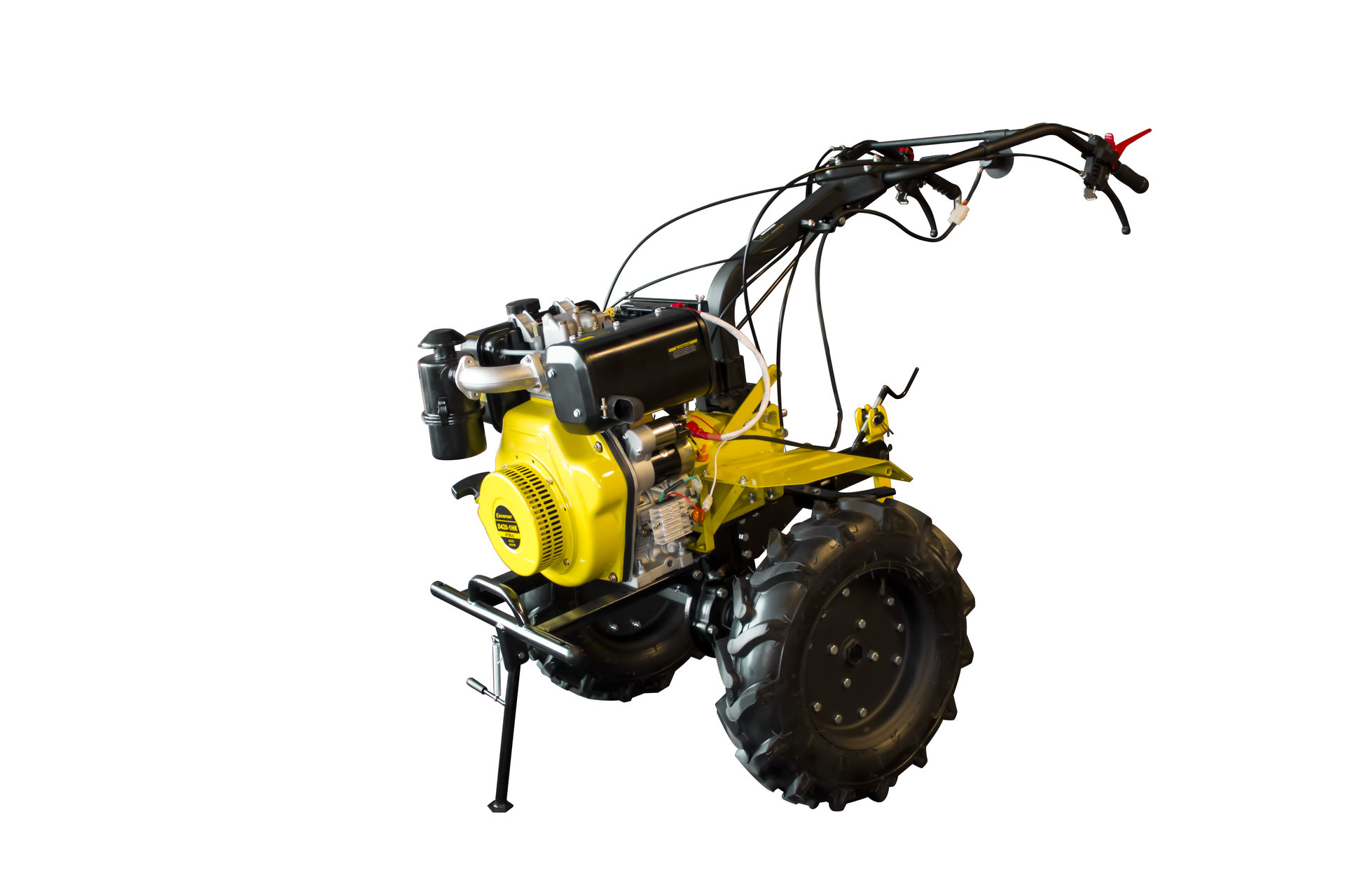 Мотоблок Champion DC1193E (9,5лс 2F/1R 80-110см 30см 5,5л 177кг, колеса 5/12 ВОМ) (DC1193E)