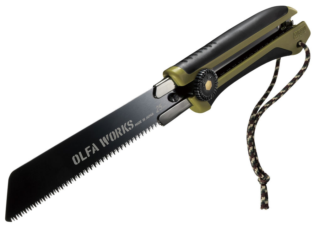 Компактная пила японского типа со сменным пильным полотном WORKS FS1 FIELD SAW OLFA OW-FS1-OD