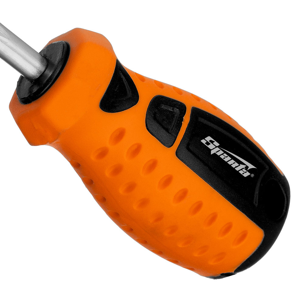 Отвертка Point, SL6 х 38 мм, CrV, двухкомпонентная рукоятка Sparta