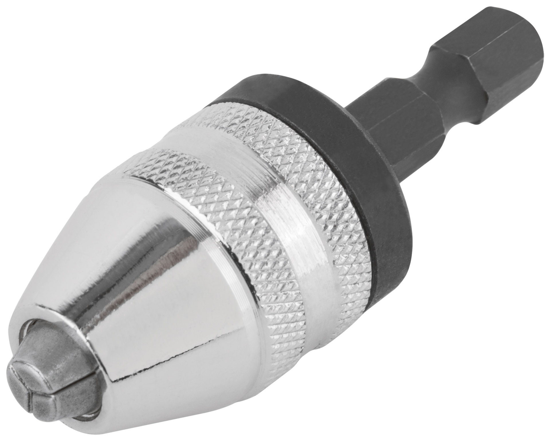 Патрон быстрозажимной мини, U-образный хвостовик под биту, 0,5-3 мм (37828)