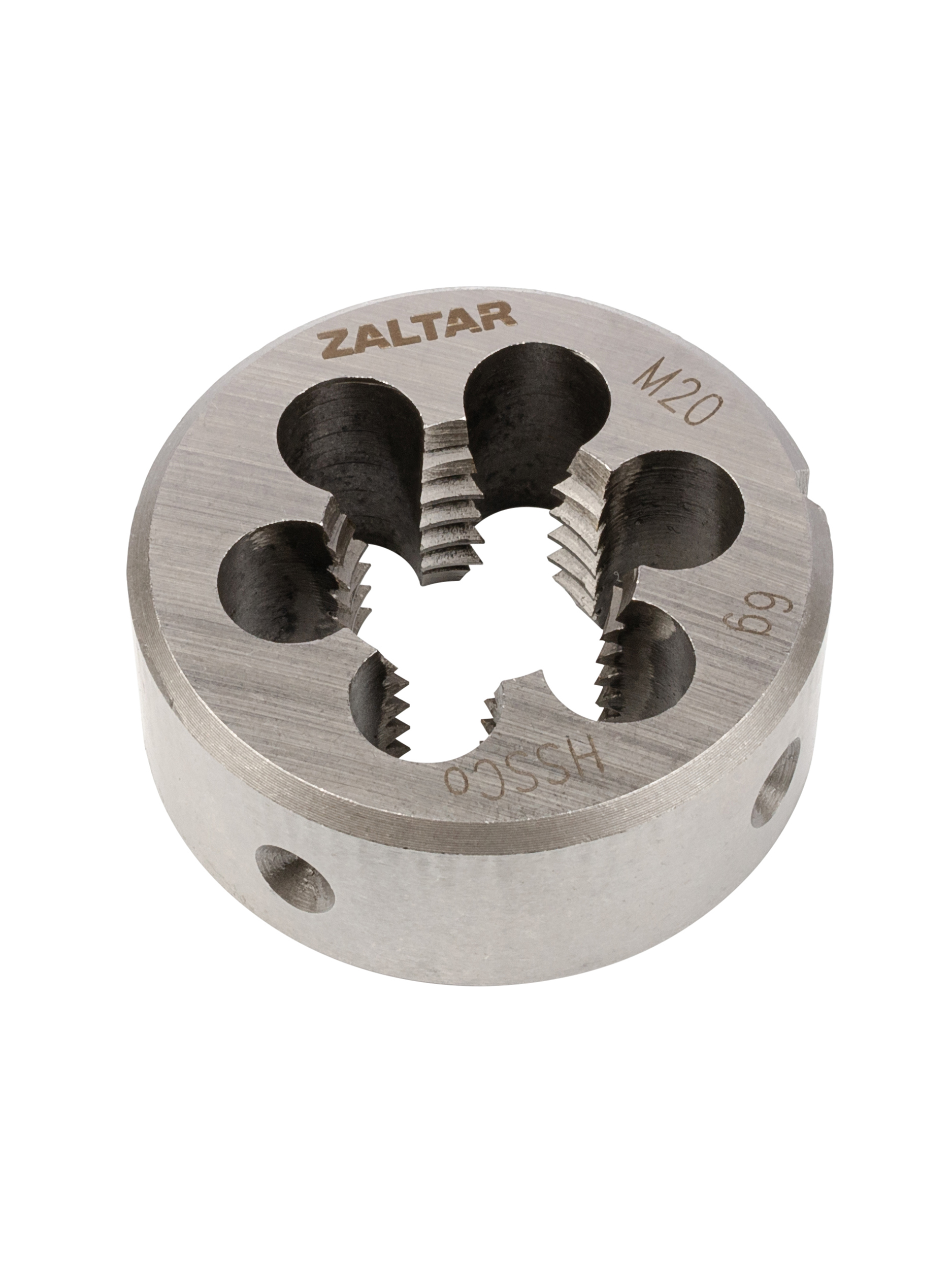 Плашка круглая резьбонарезная HSS-E, DIN 223 B (DIN EN 22568), M20 x 2.5, 45 x 18 (ZA-03811)