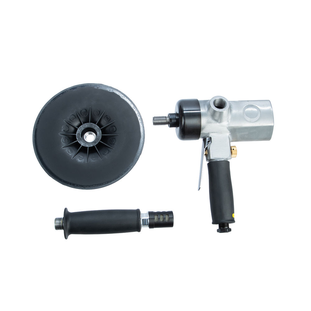 Пневматическая, двуручная, полировальная машинка, 180 мм, GARWIN PRO, GS-ORB-P-1