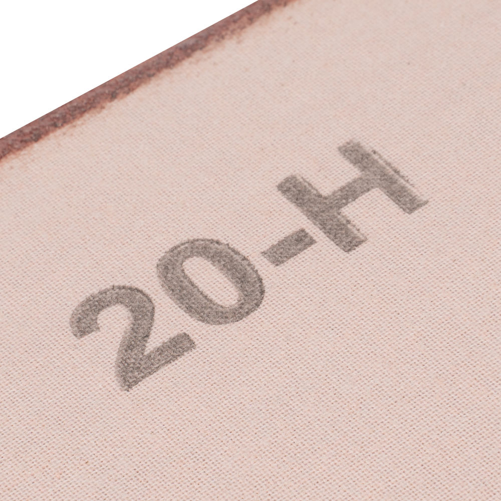 Шлифлист на тканевой основе, зернистость № 20, 240 х 170 мм, 10 шт, водостойкий, БАЗ (75673)