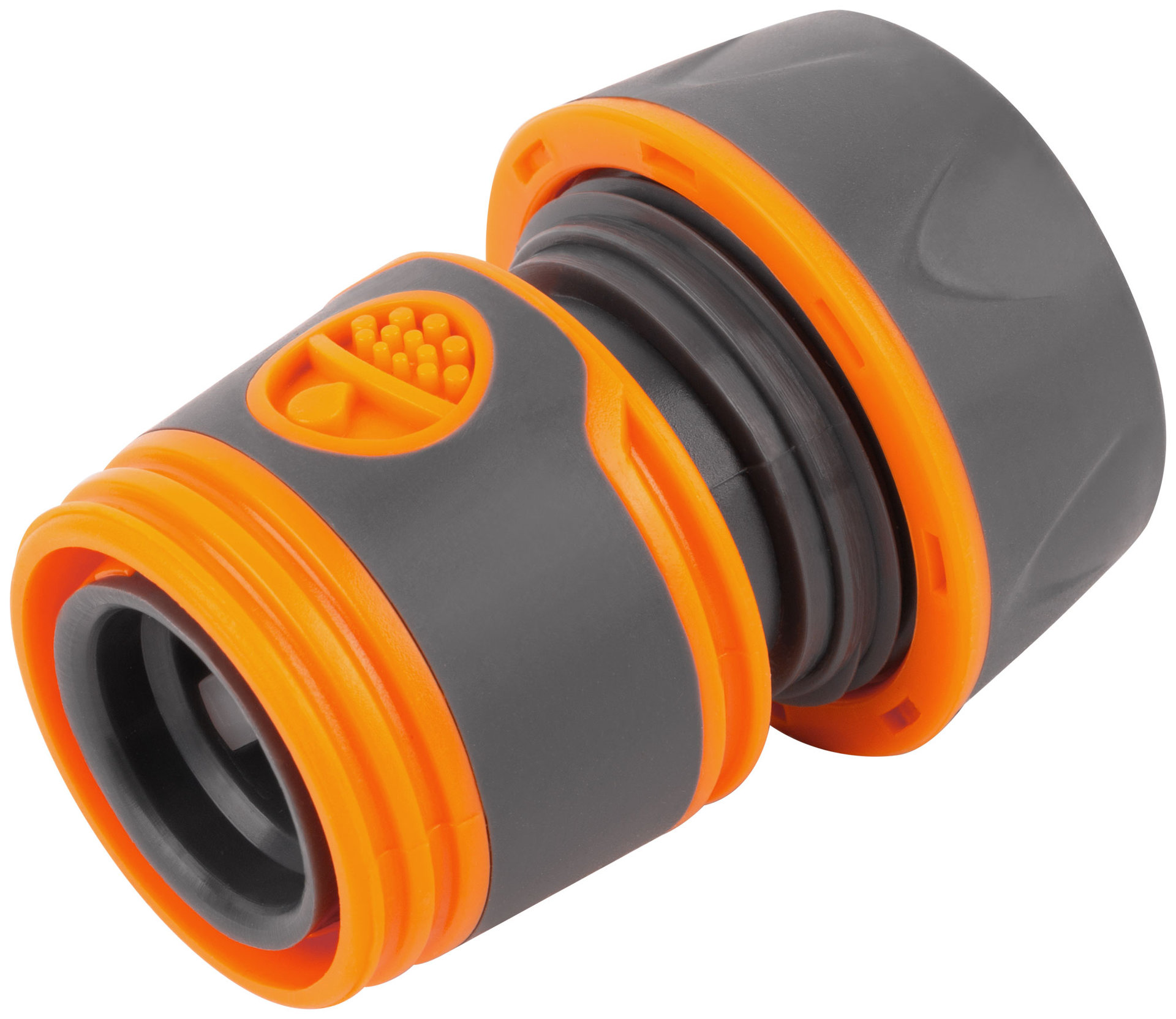 Соединитель двухкомпонентный с автостопом 3/4 (77744)