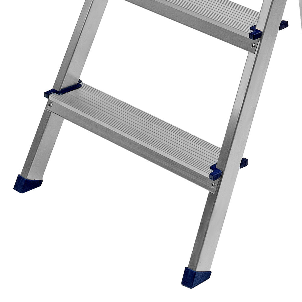 Стремянка, 4 ступени, алюминиевая, Сибртех (97714)