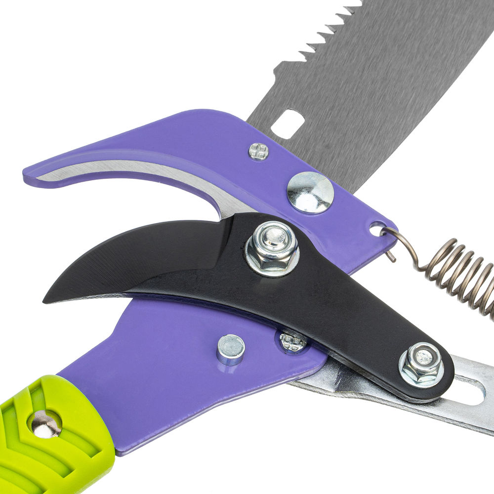 Сучкорез штанговый с пилой, прямой рез, пластиковая тулейка 25 мм, Palisad (60581)