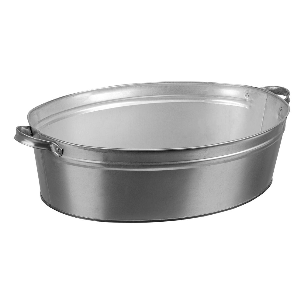 Таз оцинкованный овальный 23 литров (67587)