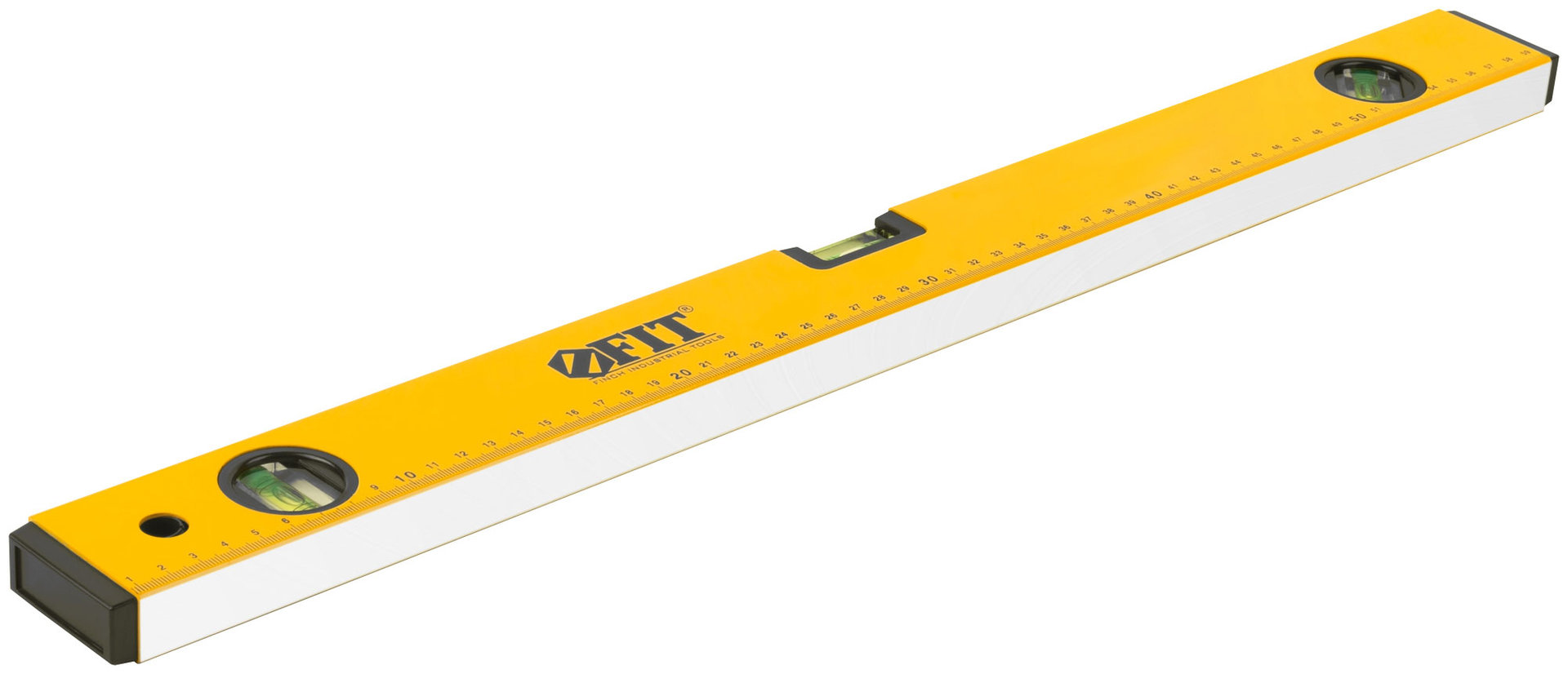 Уровень Стайл, 3 глазка, желтый усиленный корпус, фрезер. рабочая грань, шкала, Профи 600 мм (18206)
