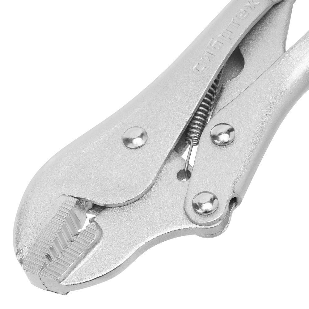 Зажим ручной, усиленный, плоский захват, 180 мм Сибртех (18427)