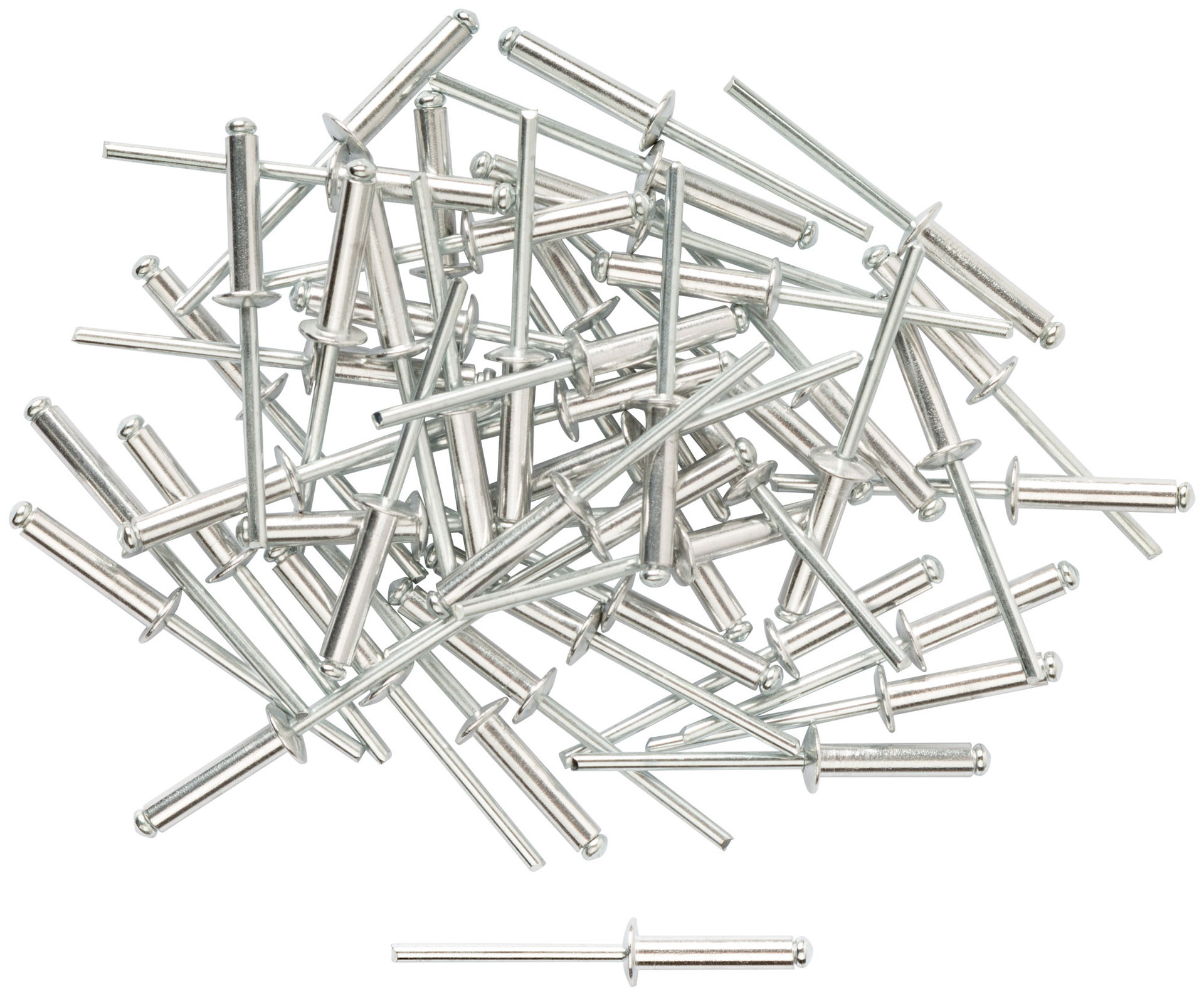 Заклепки мелкая фасовка, 50 шт., 4.0 х 18 мм (23748)