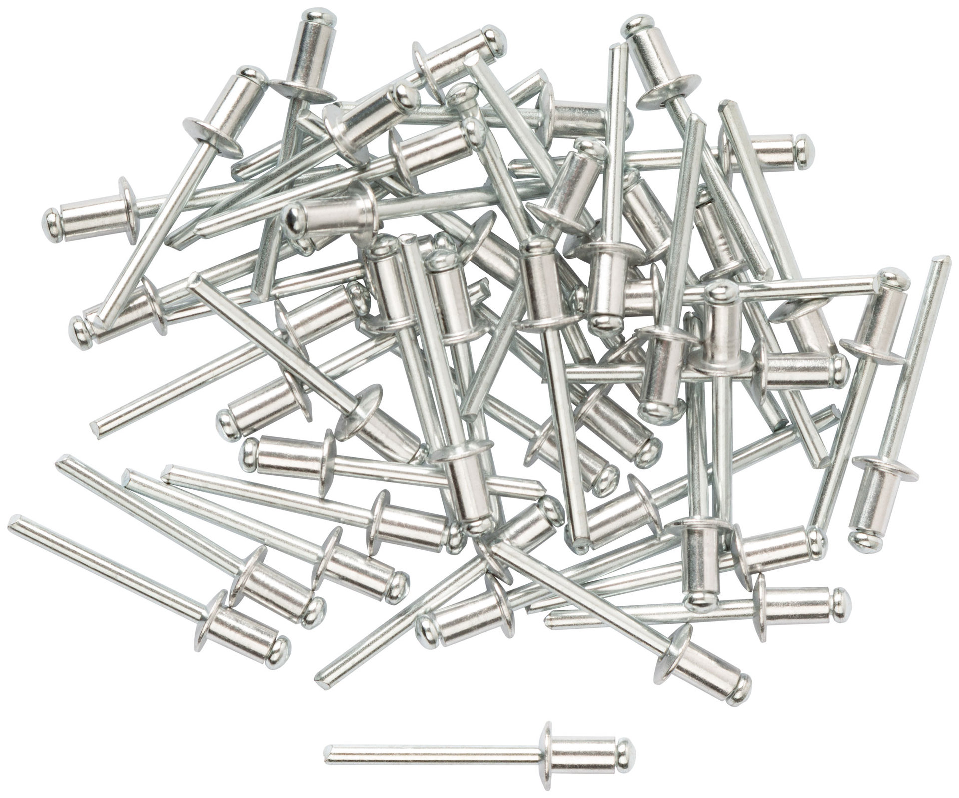 Заклепки мелкая фасовка, 50 шт., 4.8 х 8 мм (23758)