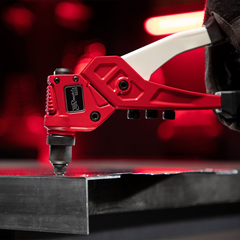 Заклепочник литой, поворотный, 290 мм, 0-360 град, заклепки 2.4-3.2-4.0-4.8 мм, Pro Matrix (40547)