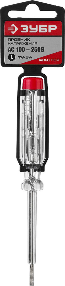 Пробник электрический 100–250 В, 140 мм ЗУБР 25725