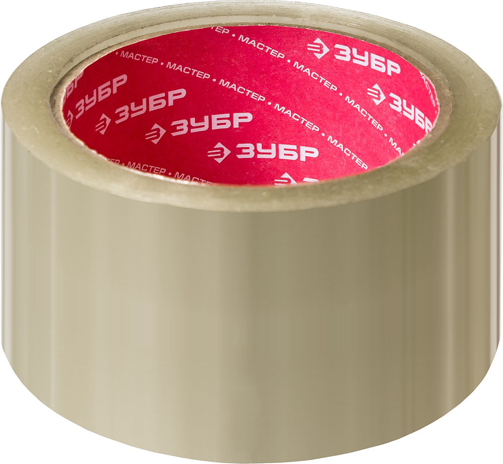 Лента упаковочная клейкая 48 мм, 60 м, 50 мкм, прозрачная ЗУБР 12031-50
