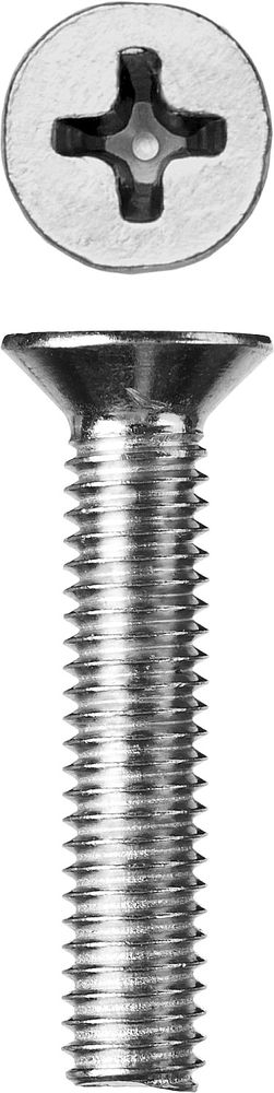 Винт с потайной головкой M6?35 мм DIN 965 кл. пр. 4.8 цинк 5 кг ЗУБР 303110-06-035
