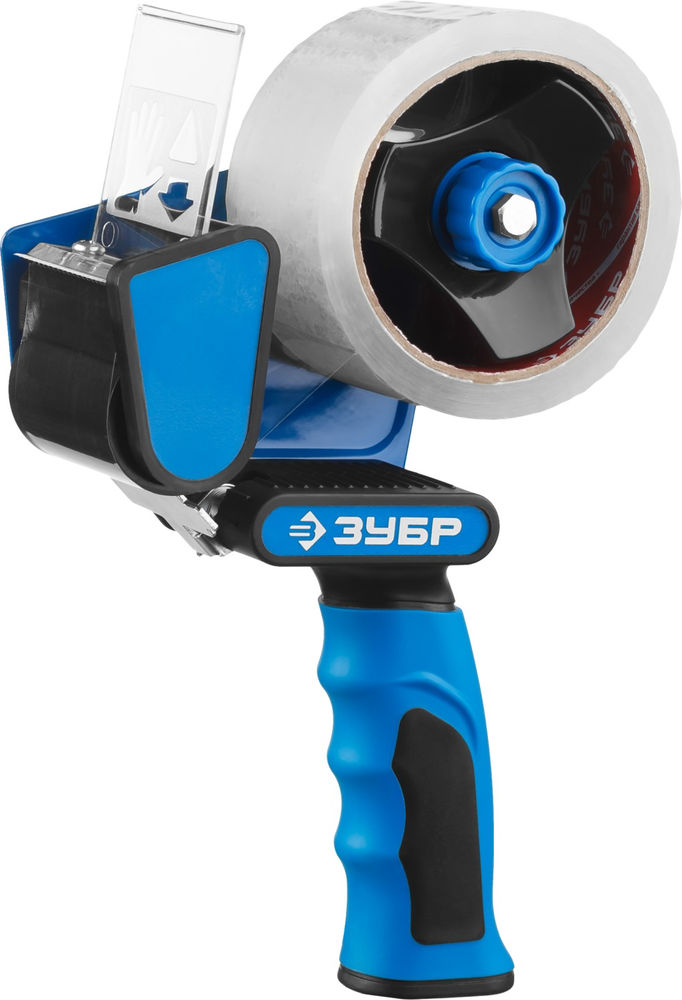 Диспенсер для клеящих лент до 50 мм двухкомпонентная рукоятка ЗУБР Профессионал 12015